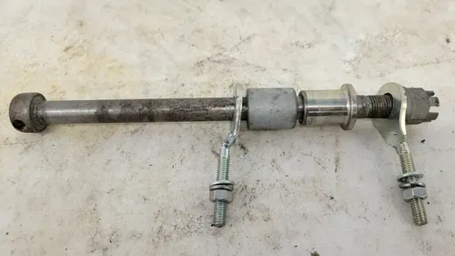 1974 1975 HONDA mr50 Baby Elsinor Rear Axle w/ Spacers And Adjusters EUC OEM