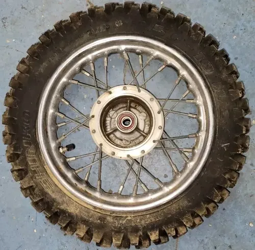 2003 KTM 50 FRONT WHEEL COMPLETE 10" w/ TIRE OEM PRO SR SX JR