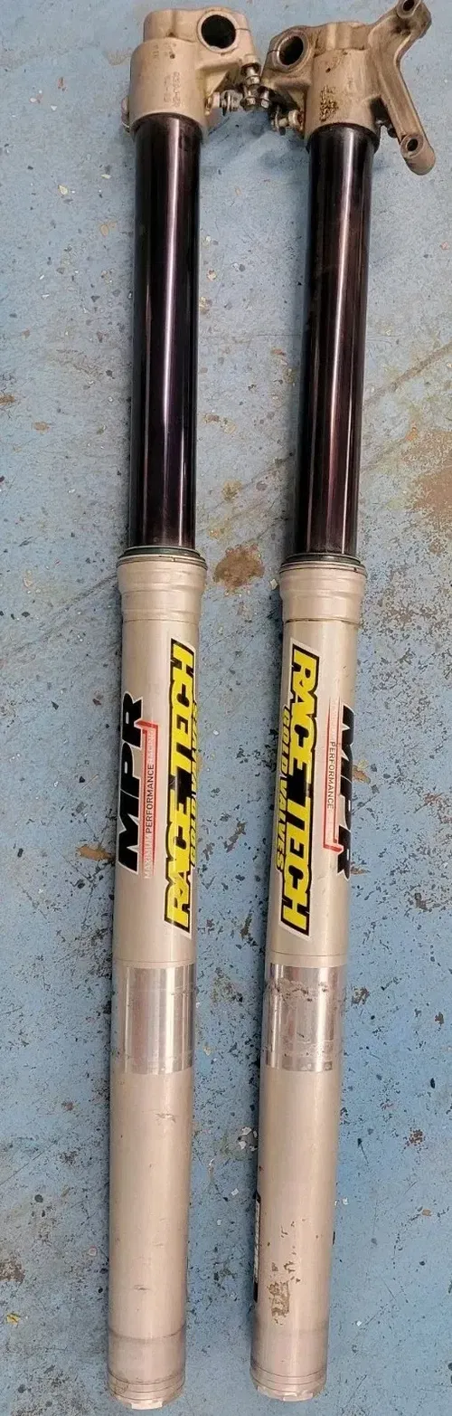 2018 Kawasaki KX250F Race Tech Front Forks Suspension Set Up By MPR Racing EUC