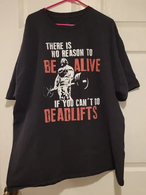 Theres no reason to be alive if you cant do dead lifts 3xl T Shirt Hanes Comfort