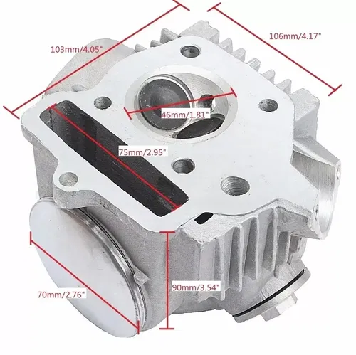 New Honda CRF CT SL ATC XR 70 Engine Top End Rebuild Kit Cylinder Head Piston