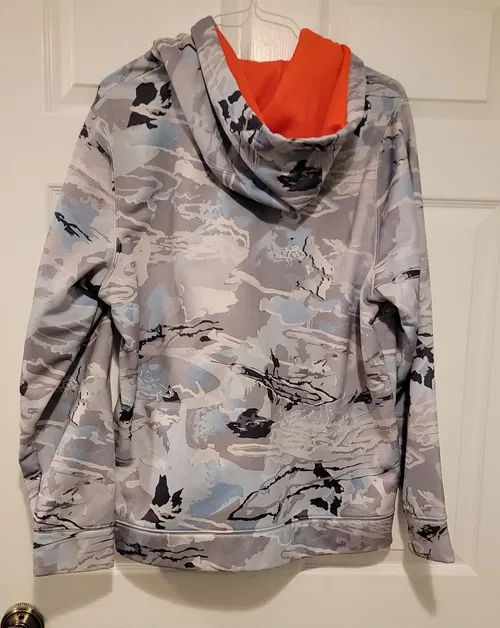 Under Armour Mens Large Cold Gear Real Tree Camo Hoodie Sweatshirt Hunting