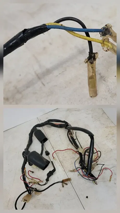 1974 Yamaha TX500 TX XS 500 Wiring Harness 1973 OEM
