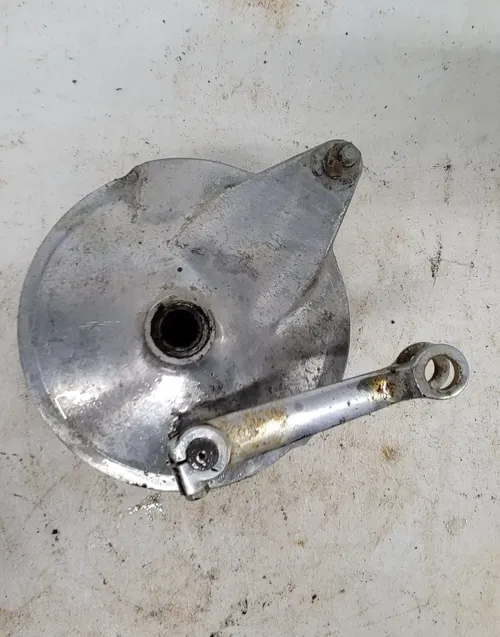 1973 Yamaha CT3 Enduro 175 rear brake hub panel