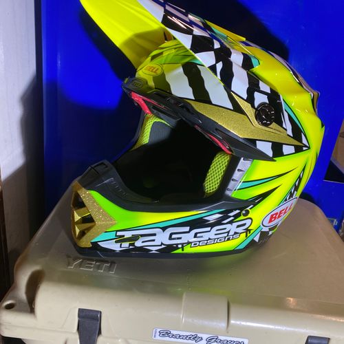 Bell Moto 9 Flex Tagger Designs Helmet - Size Large