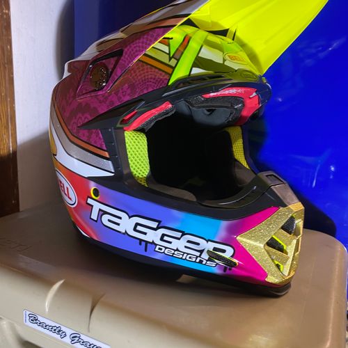 Bell Moto 9 Flex Tagger Designs Helmet - Size Large