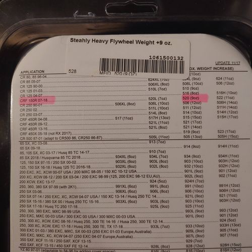 Heavy Flywheel Weight