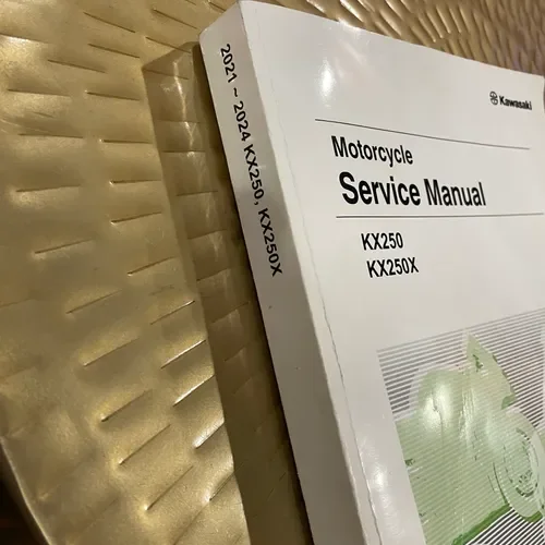Kawasaki OEM Genuine Service Manual 2021-2024 KX250 KX250X 99830-0039-07