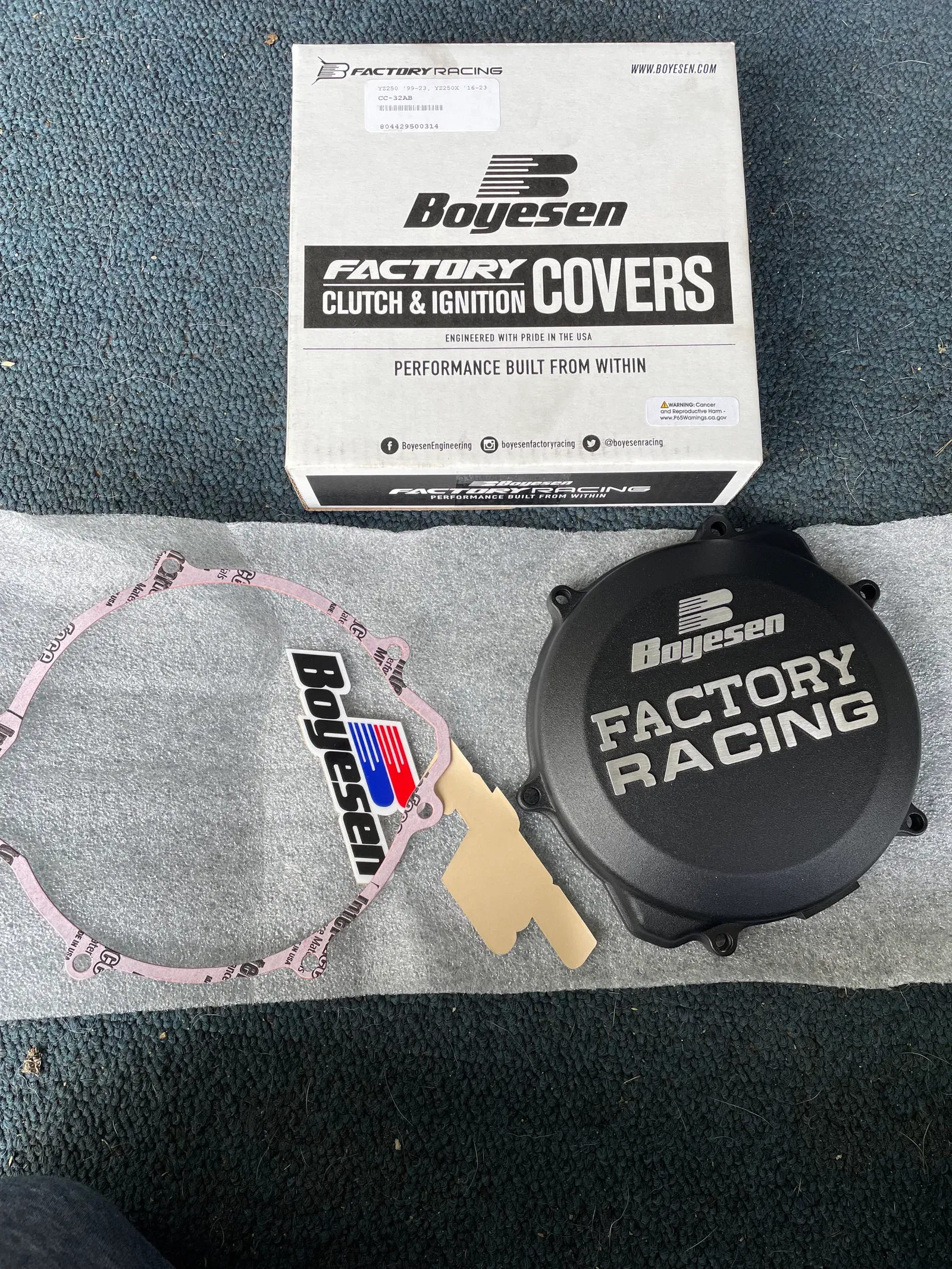 Boyesen Factory Clutch Cover Yz250 99-24