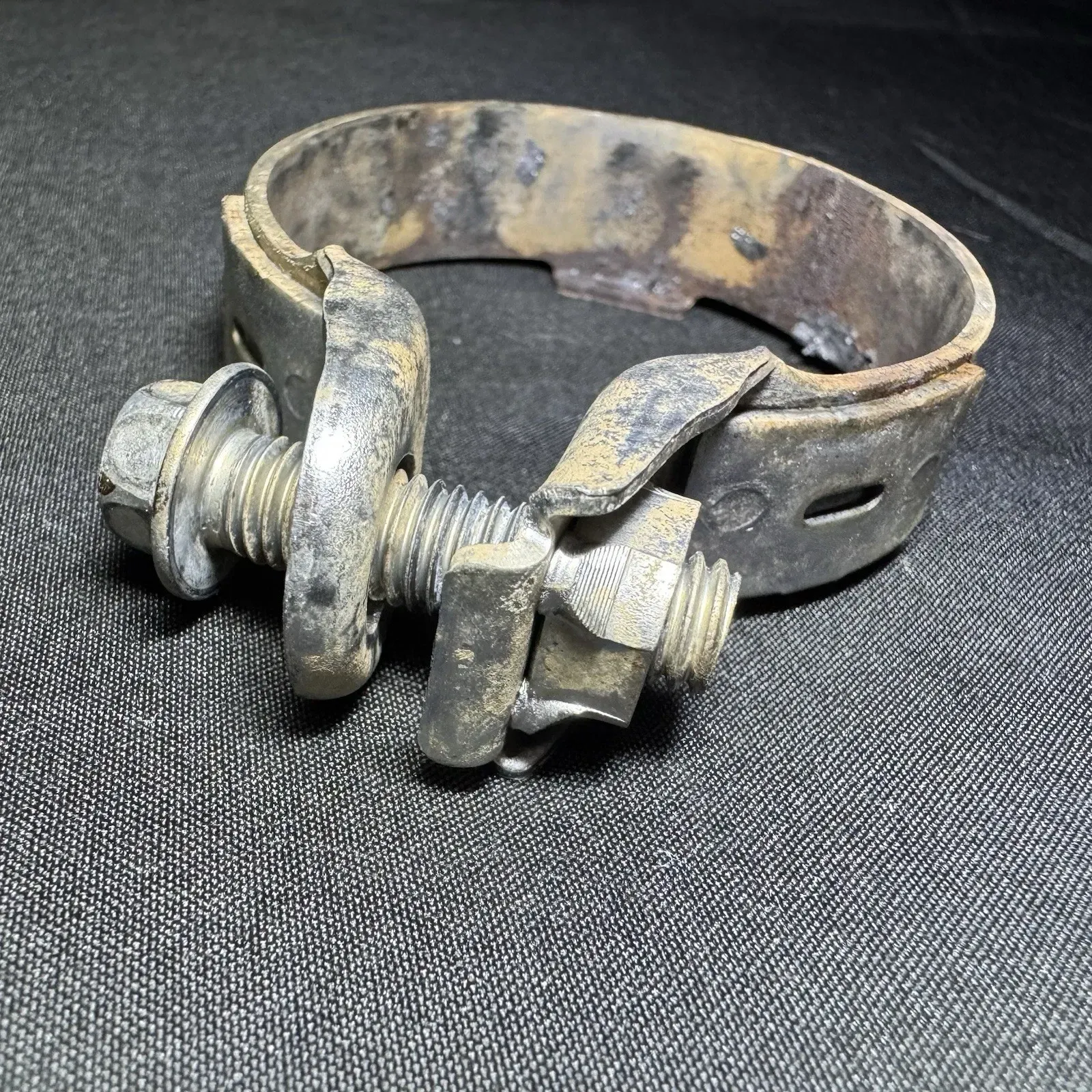 92173-0026 Kawasaki KX250F KX 250F Exhaust Muffler Silencer Pipe Joint Clamp