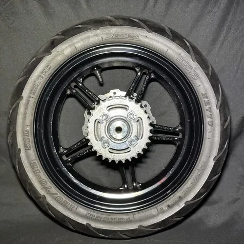 2017-2025 Kawasaki Z125 Pro BR125 OEM Rear Wheel Rim Sprocket Hub Carrier Rotor