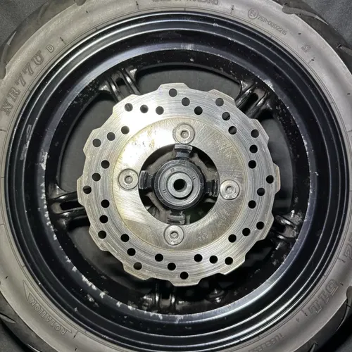2017-2025 Kawasaki Z125 Pro BR125 OEM Rear Wheel Rim Sprocket Hub Carrier Rotor