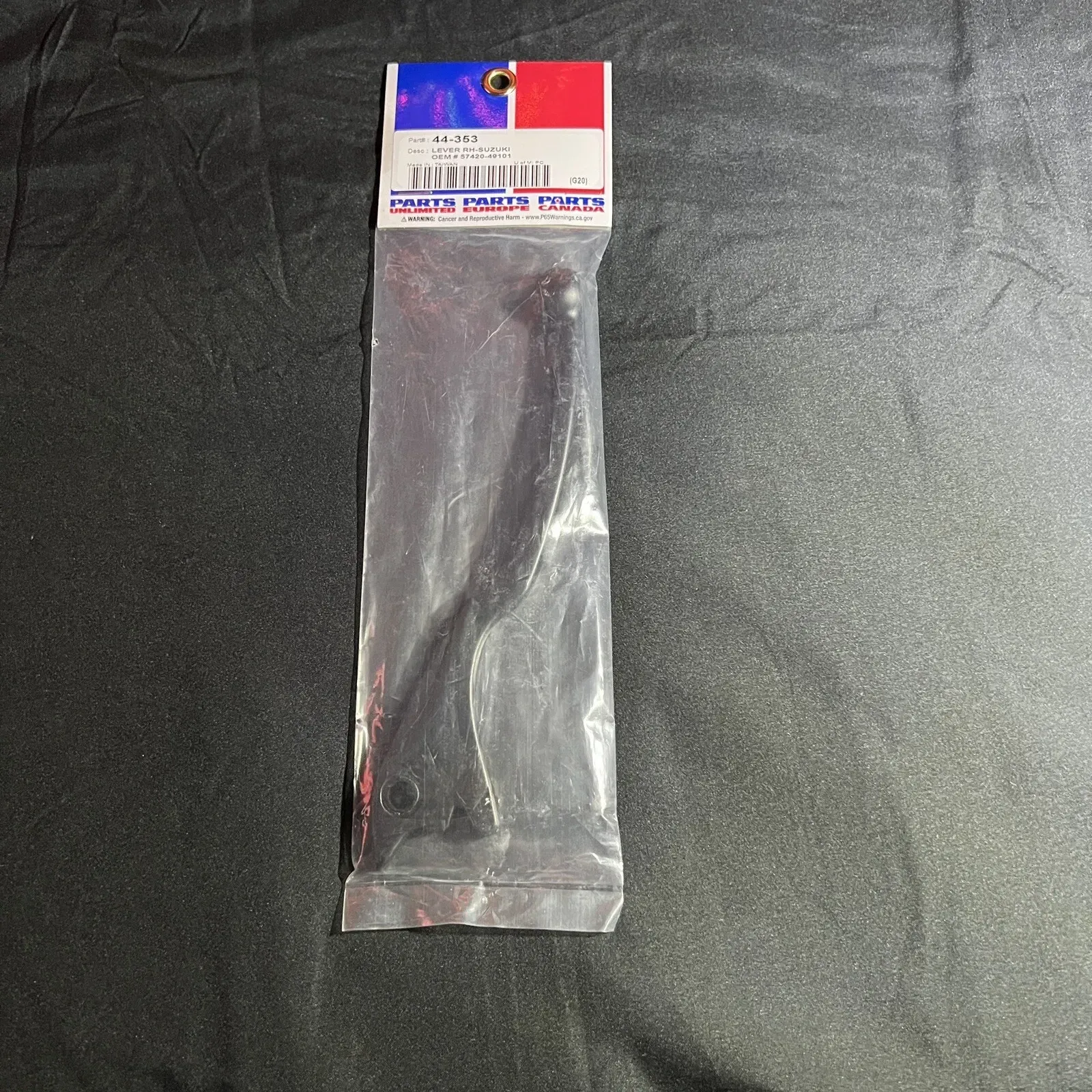 Parts Unlimited Brake Lever Replacement Black 44-353 NEW