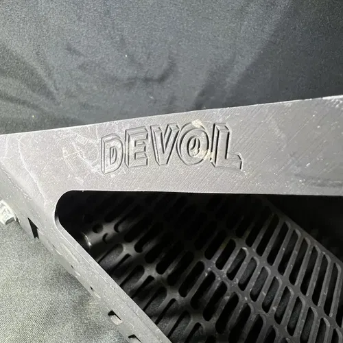 2015 KAWASAKI 12-15 KX450F DEVOL EXTREME ALUMINUM RADIATOR BRACE SHIELD LOUVERS