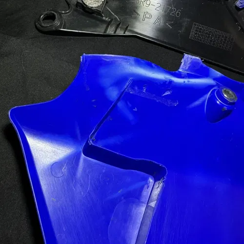 2018 - 2022 Yamaha YZ450F YZ 450F Blue Plastics Fender Rear Side Number Plates