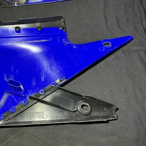 2018 - 2022 Yamaha YZ450F YZ 450F Blue Plastics Fender Rear Side Number Plates