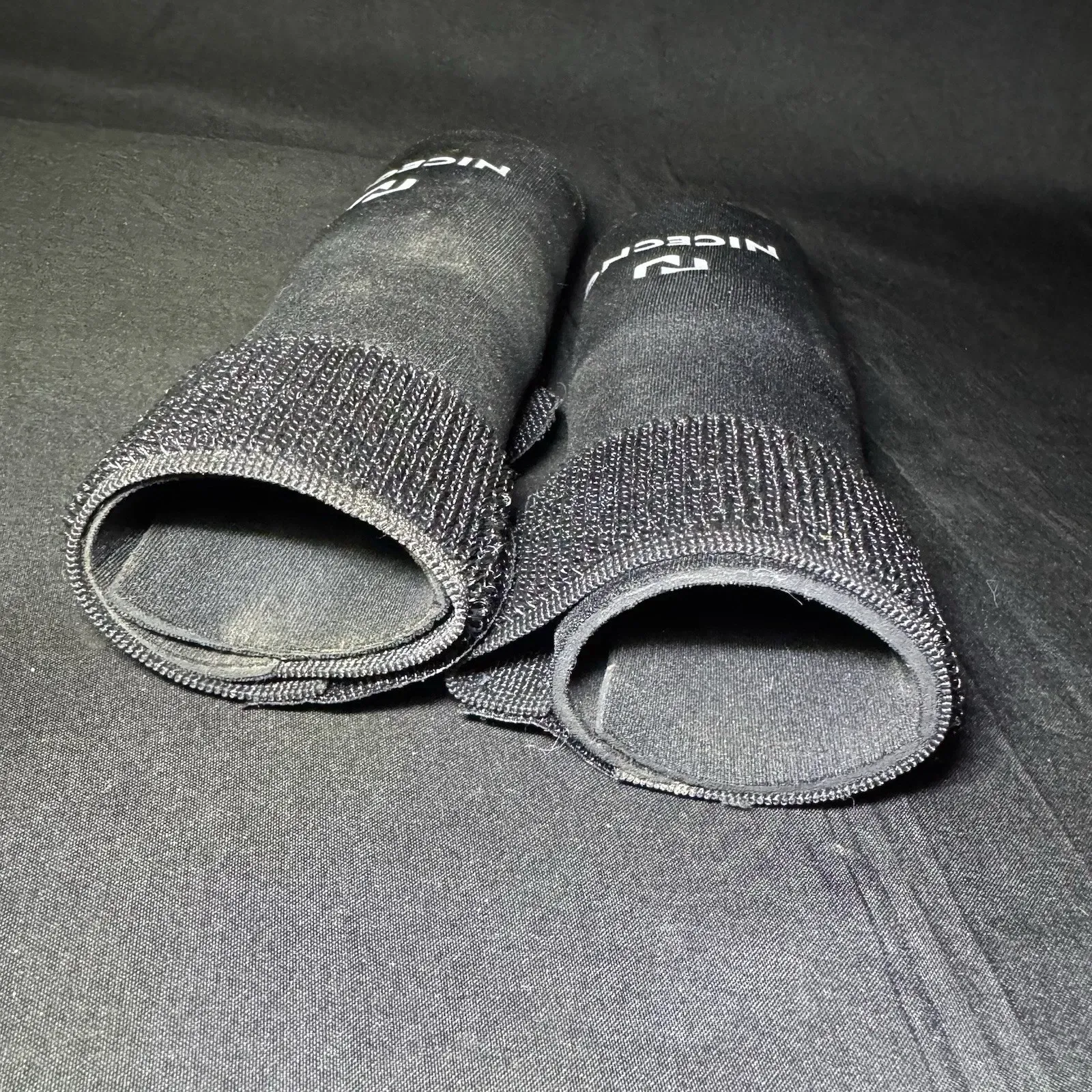 NICECNC Black Front Fork Sock 6" Seal Protectors,Upside Down Seal Savers Covers