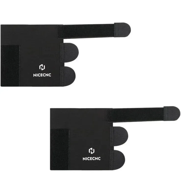 NICECNC Black Front Fork Sock 6" Seal Protectors,Upside Down Seal Savers Covers