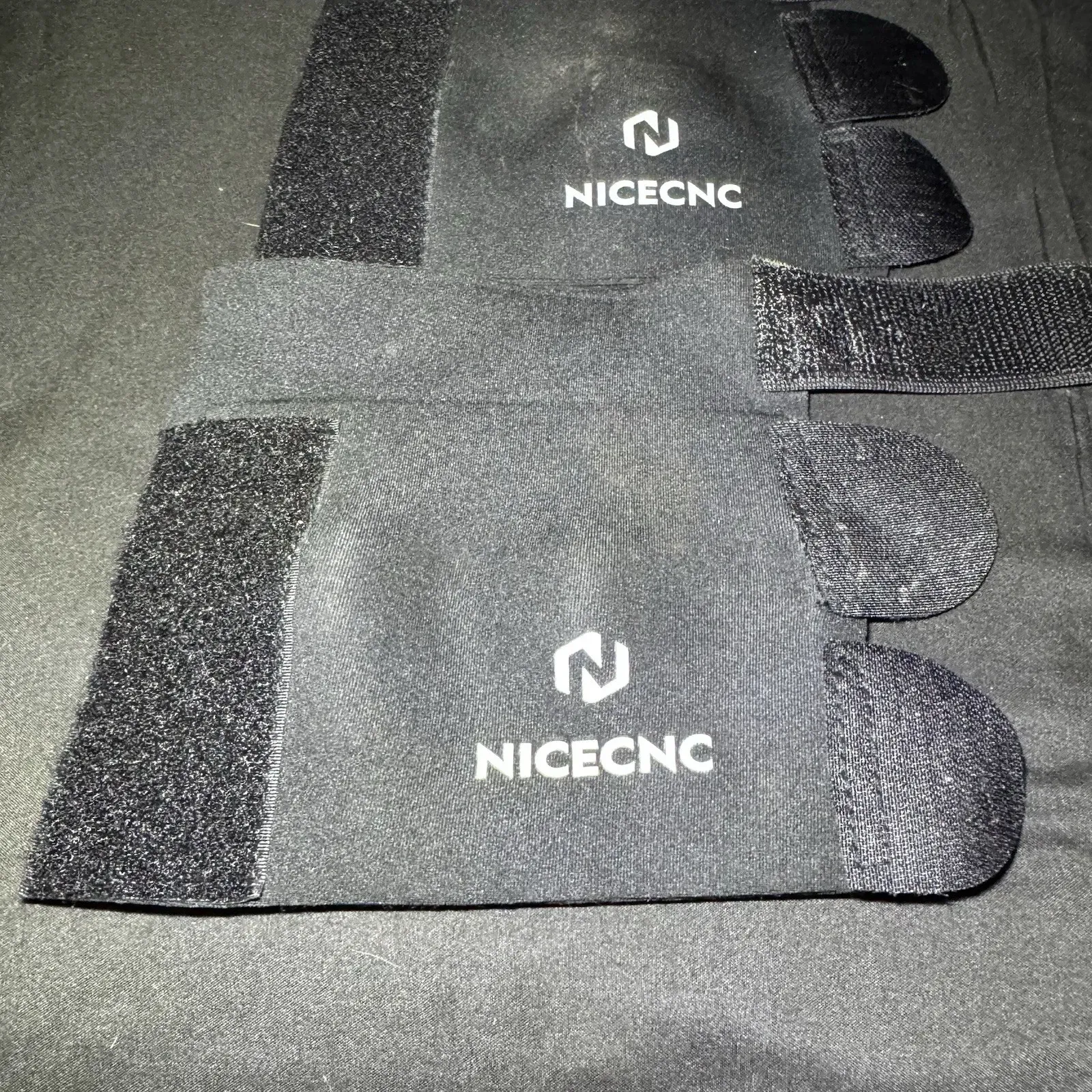 NICECNC Black Front Fork Sock 6" Seal Protectors,Upside Down Seal Savers Covers