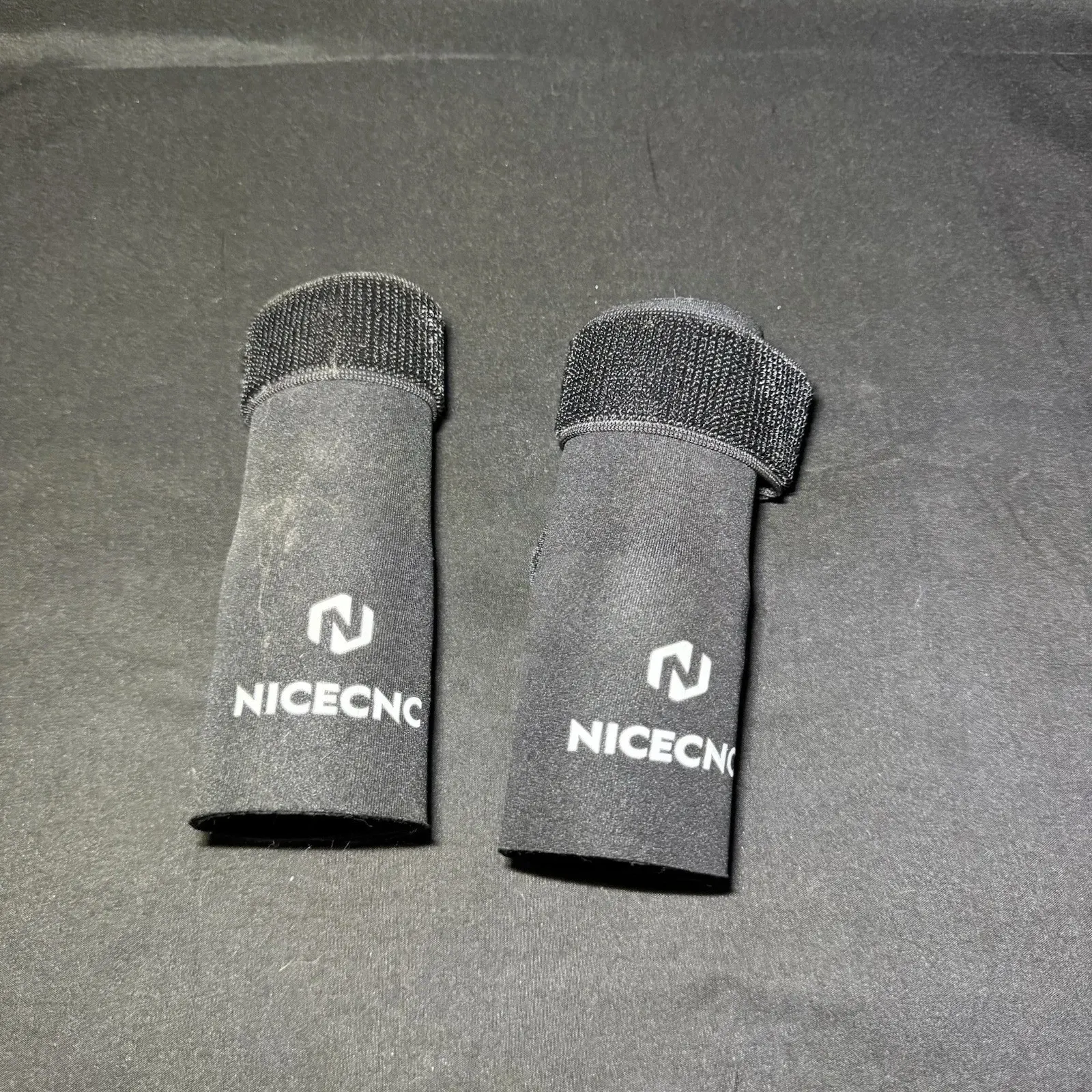 NICECNC Black Front Fork Sock 6" Seal Protectors,Upside Down Seal Savers Covers