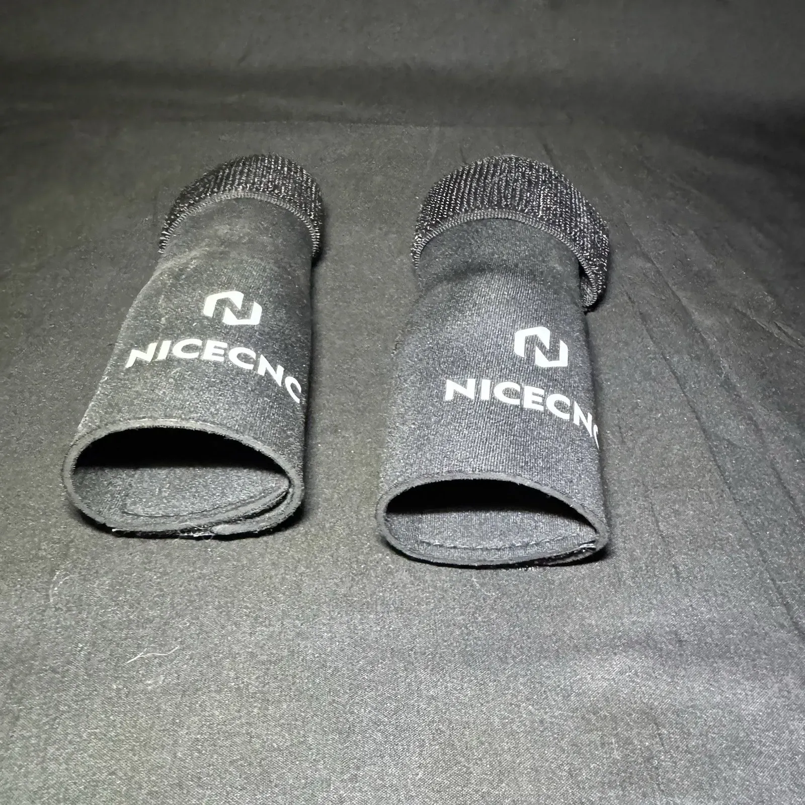 NICECNC Black Front Fork Sock 6" Seal Protectors,Upside Down Seal Savers Covers
