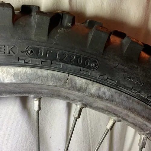 2002 Suzuki RM125 21" Excel Front Wheel Rim Hub Takasago 96-08 RM250 RM 125 250