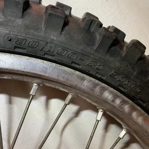 2002 Suzuki RM125 21" Excel Front Wheel Rim Hub Takasago 96-08 RM250 RM 125 250