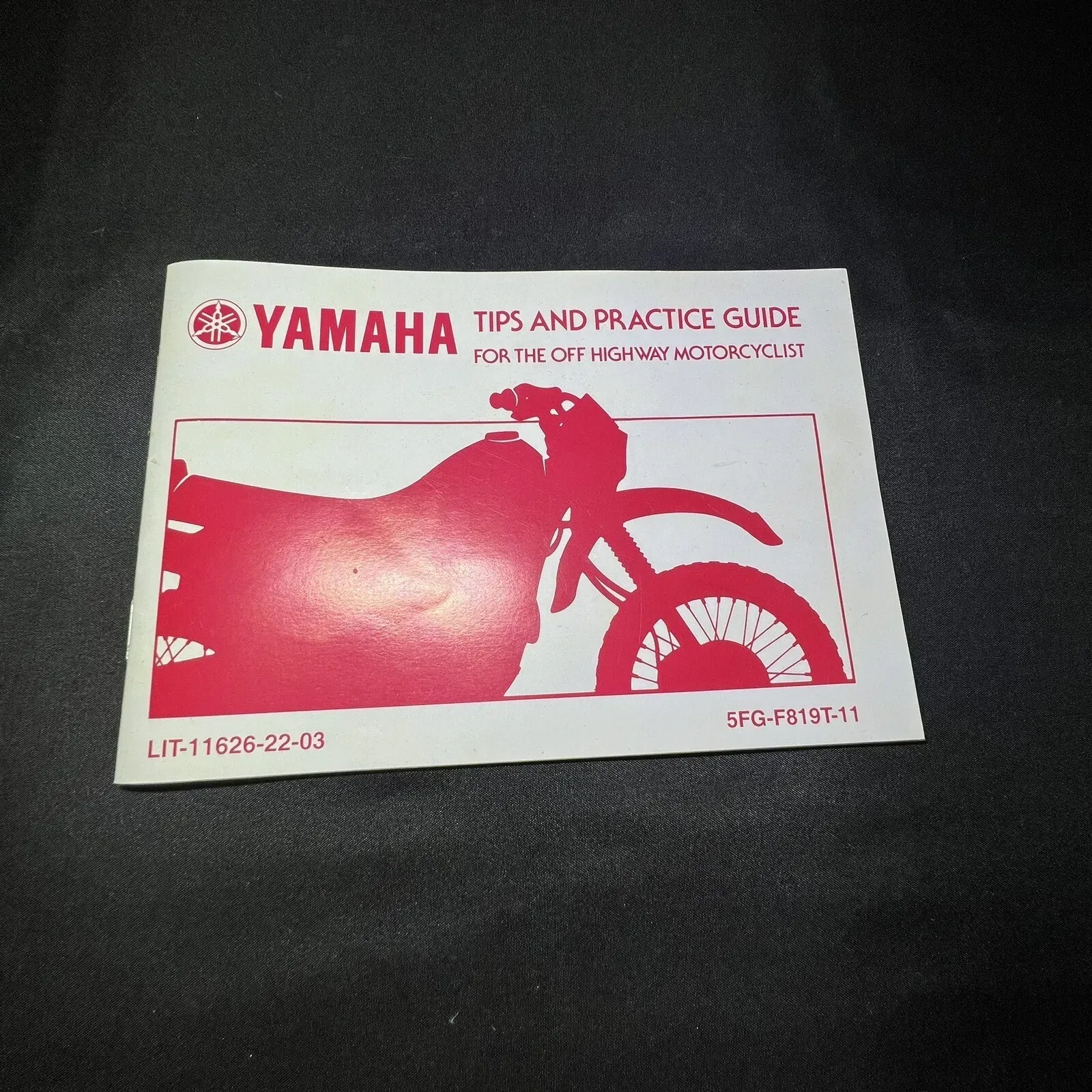 Yamaha TT-R125L TTR125 Owners Yamaha Practice Guide 5FG-F819T-11 LIT-11626-22-03