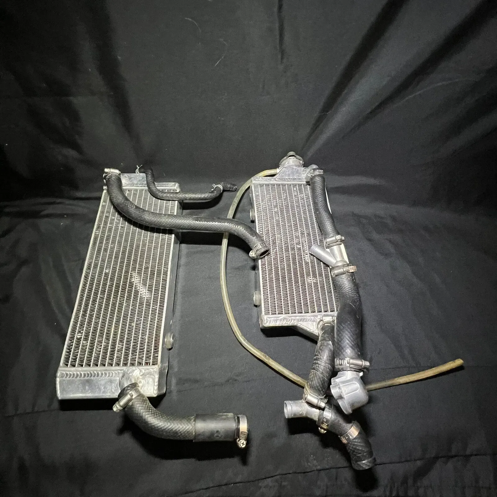 2012-2015 KX450F Kawasaki Radiators Hoses Cap Left Right Radiator Water Pipe