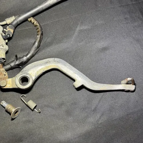 2001 - 2003 Suzuki RM250 RM 250 Rear Brake System Caliper Master Cylinder Lever