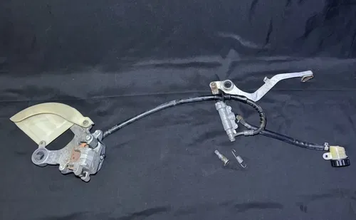 2001 - 2003 Suzuki RM250 RM 250 Rear Brake System Caliper Master Cylinder Lever