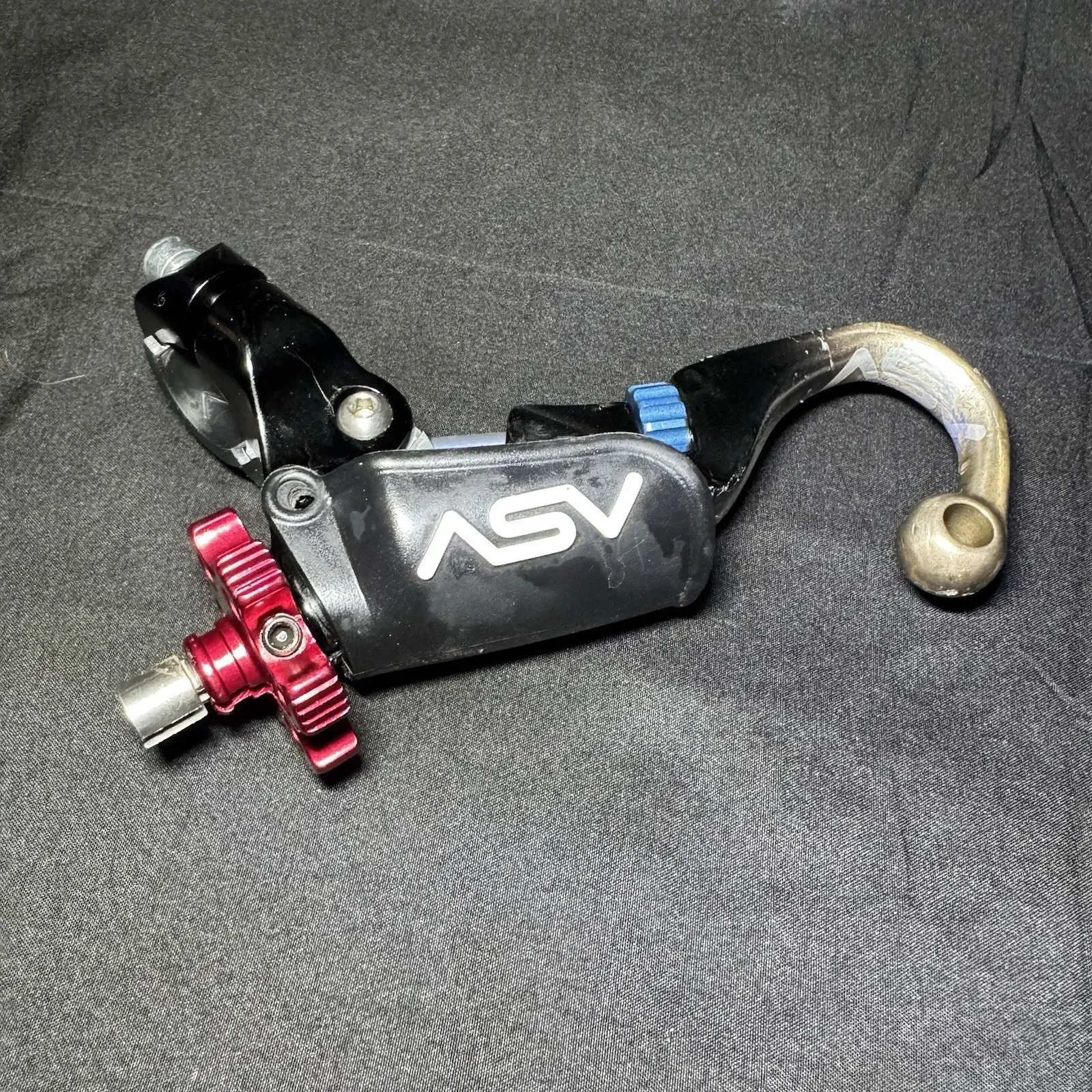 ASV F4 Pro Clutch Perch Lever Black Yamaha YZ250F 2014-2022, YZ450F 2010-2022