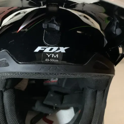 Fox V1 Radeon Race Full Motocross Helmet, Youth Medium, DOT APPROVED, Rare