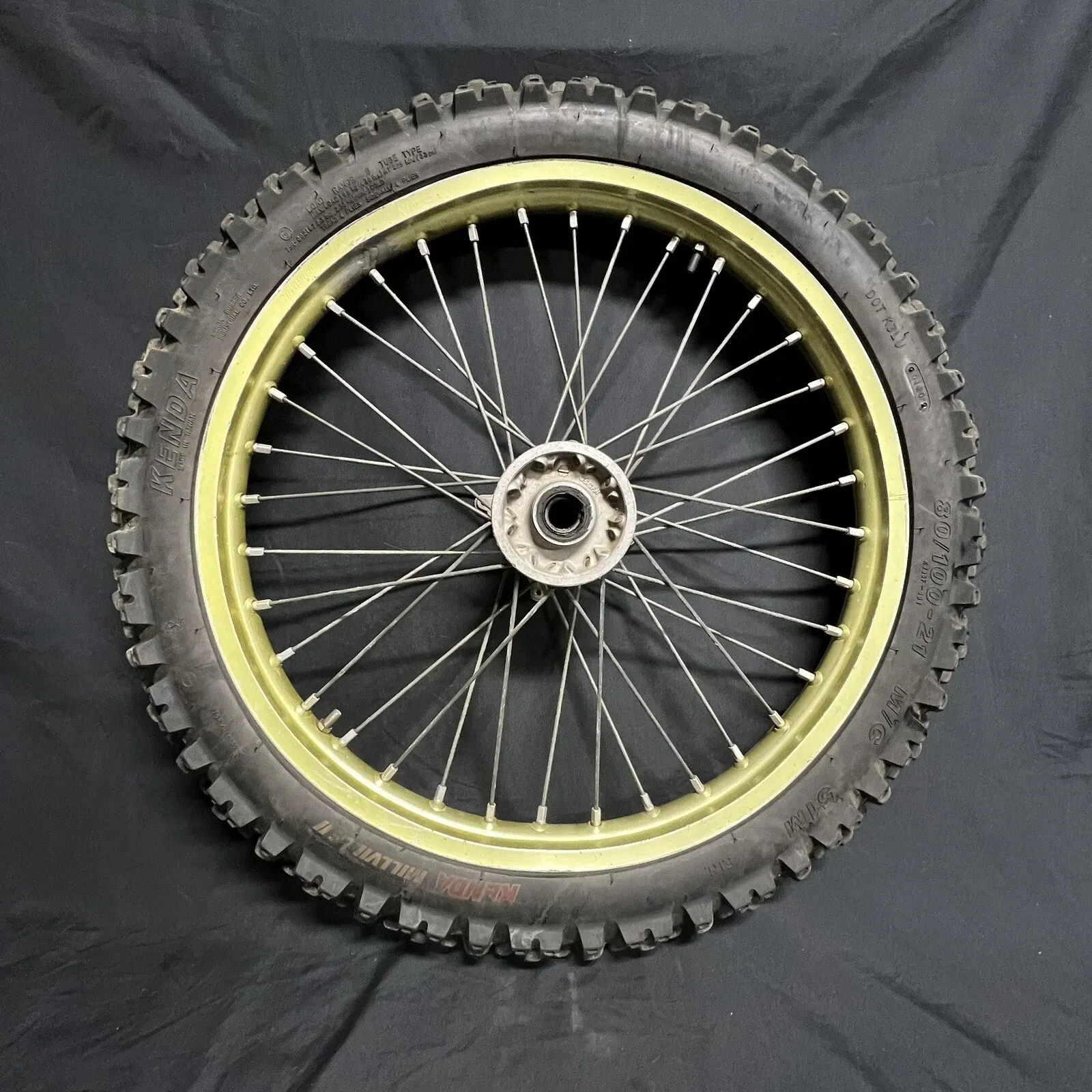 2007 2008 Suzuki Rmz250 RMZ 250 Front Wheel Spokes Hub Rim Complete  07-2018