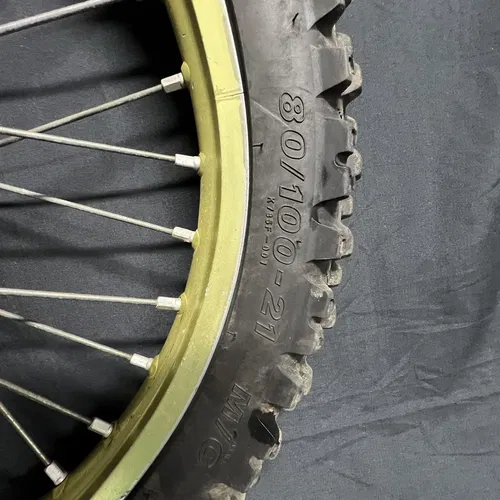 2007 2008 Suzuki Rmz250 RMZ 250 Front Wheel Spokes Hub Rim Complete  07-2018