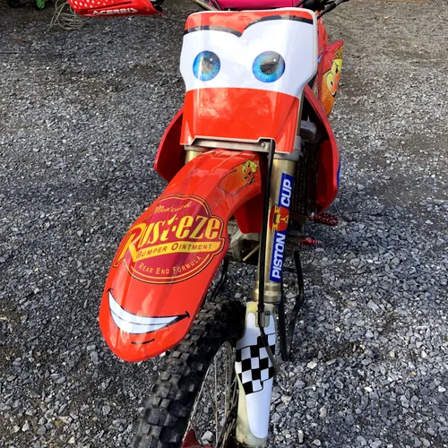 Lightning McQueen Graphics for CRF250 (2004-2009)