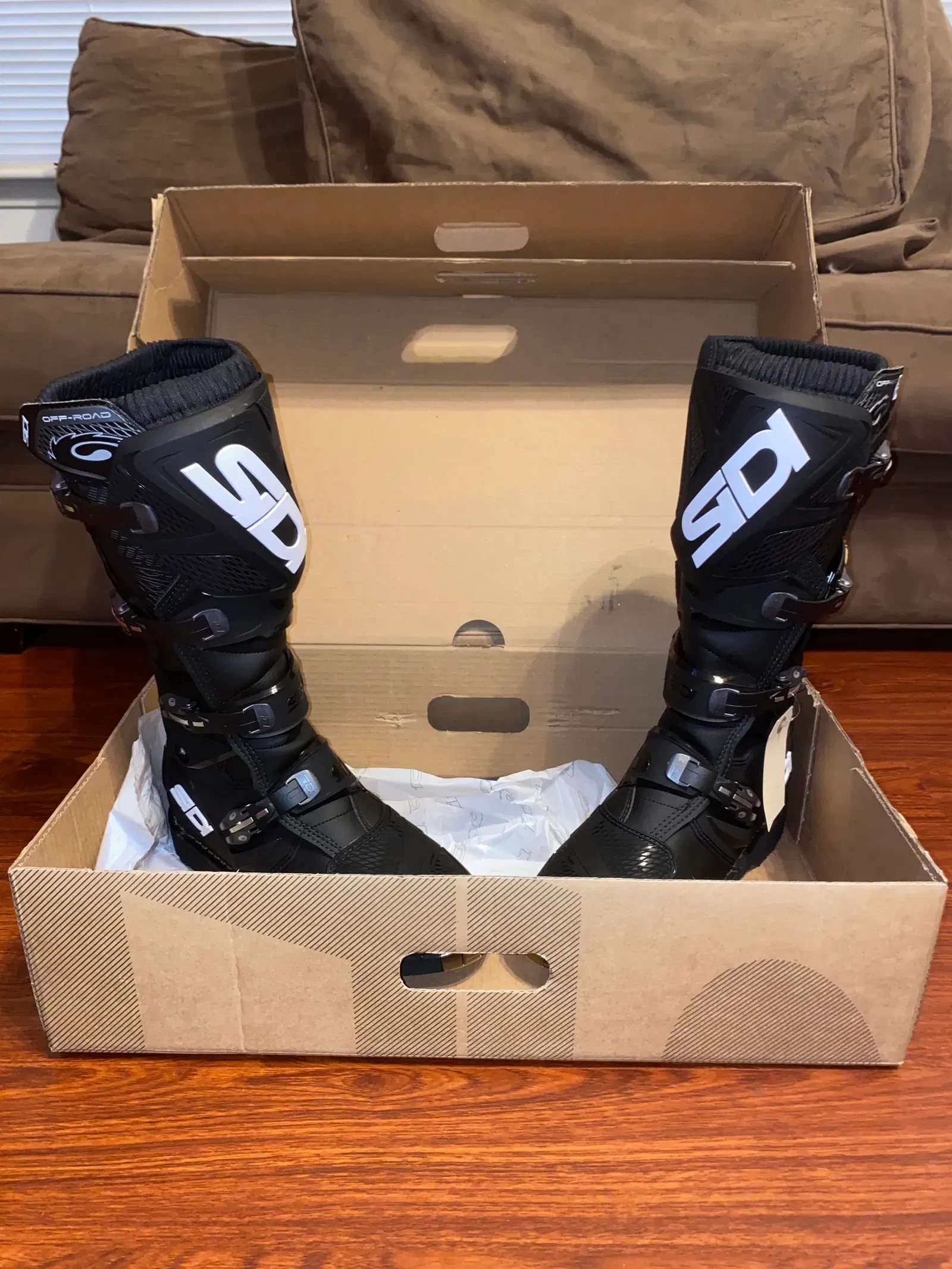 Sidi X-3 Enduro Boots Black Size 11.5/46 NEW