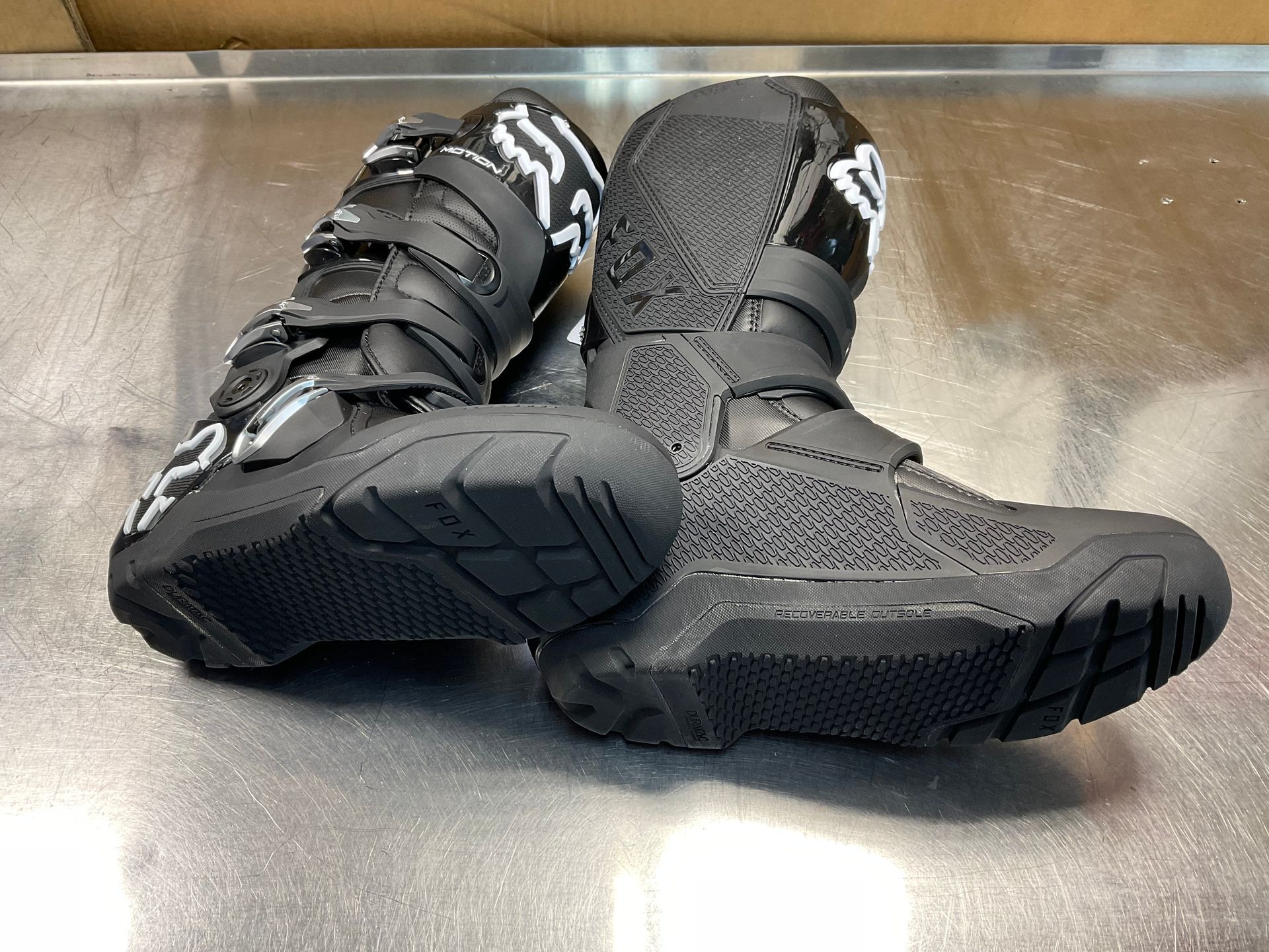Fox Racing Motion X Boots Blk/blk 9.5 *new*