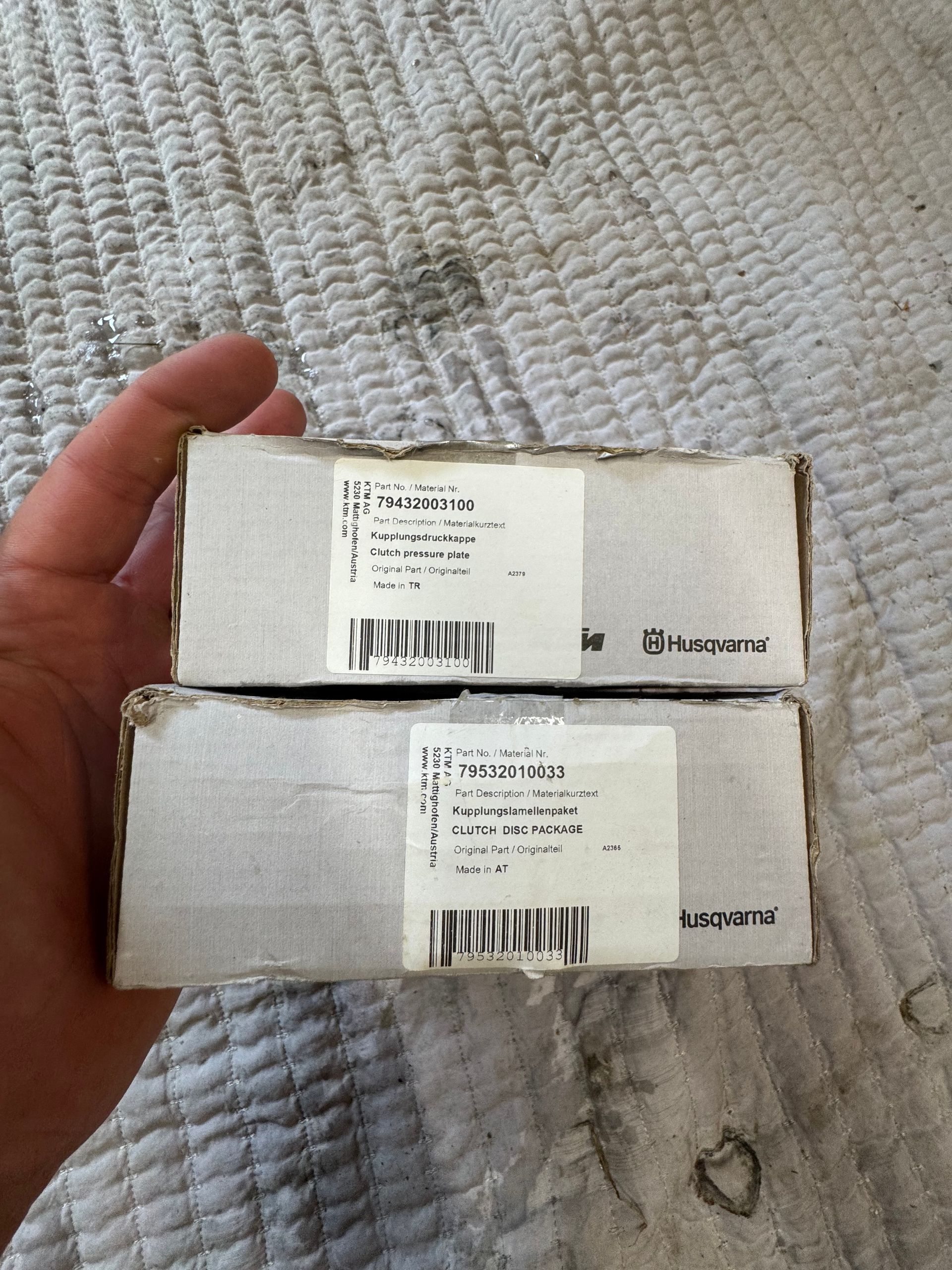 KTM Clutch Pack And Pressure Plate