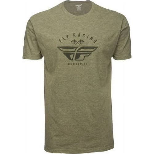 Fly Racing Men Patriarch Tee Sage Small 352-0865S