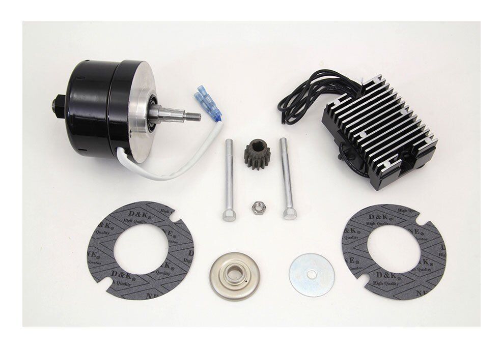 V-Twin Mfg. Black Alternator Generator Conversion Kit For Harley Sportster 1958-1970 undefined