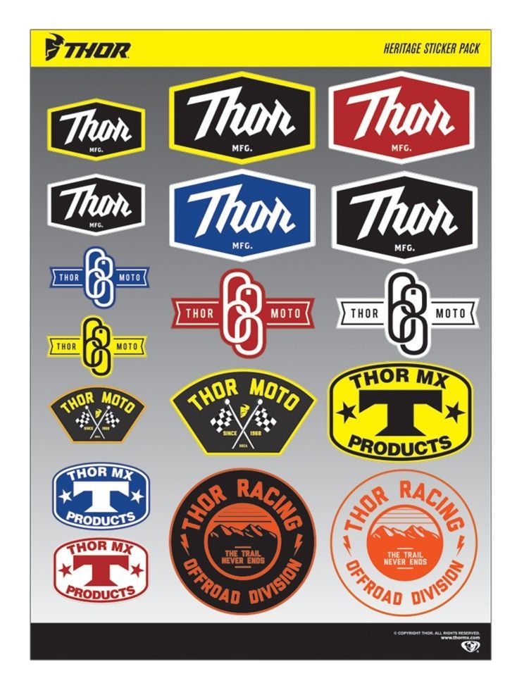 Thor Heritage Sticker Pack undefined