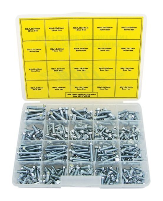 Bolt Hardware Hex Flange Bolt Service Assortment undefined