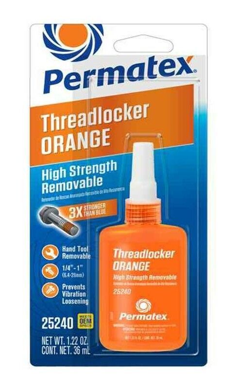 Permatex Orange Hybrid Threadlocker undefined