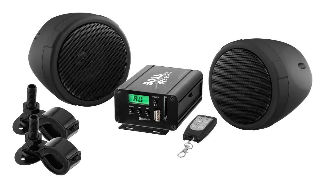 Boss Audio Systems 3" Bluetooth Speaker & Amplifier Kit N/A