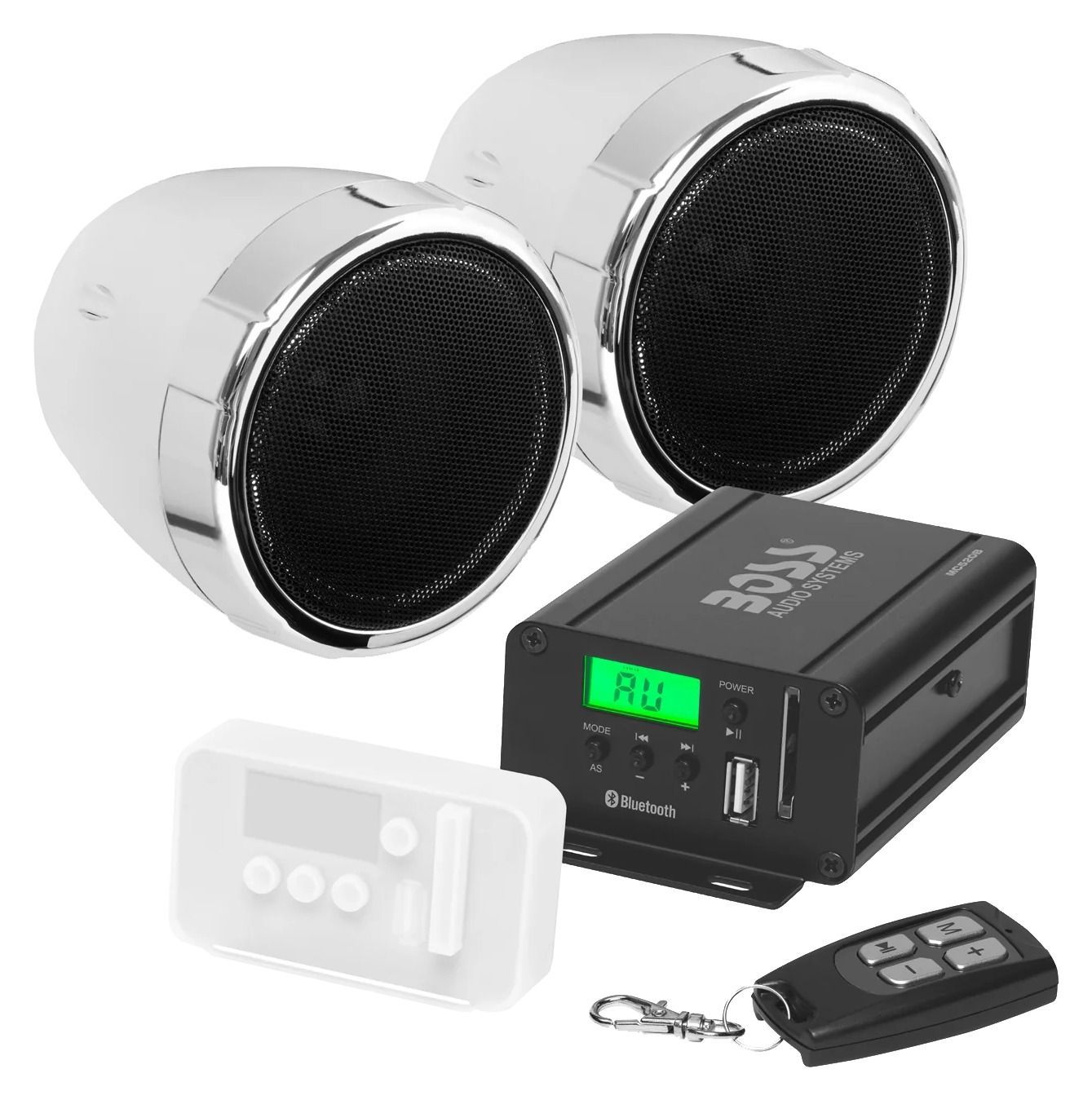 Boss Audio Systems 3" Bluetooth Speaker & Amplifier Kit N/A