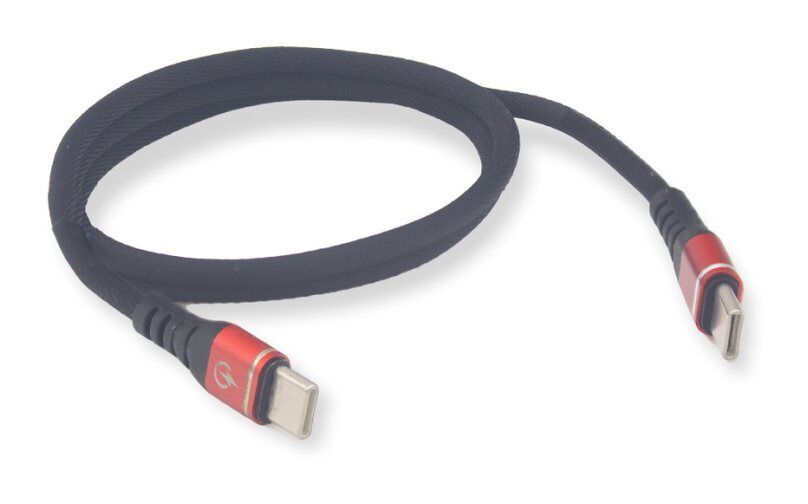 RidePower USB-C To USB-C Phone Charger Cable 12"