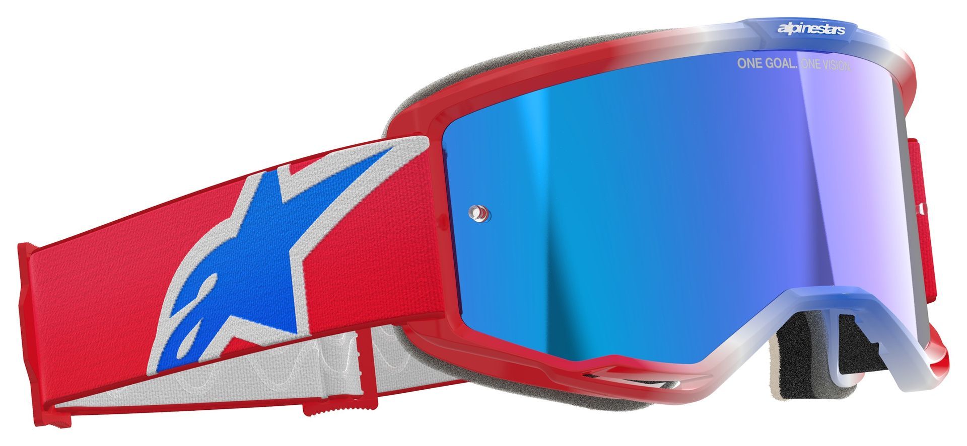 Alpinestars Vision 5 Corp Goggles - Mirror Lens Mirror Blue