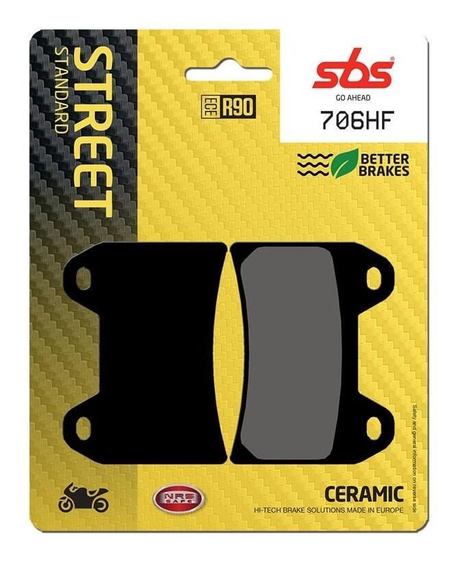 SBS HF Ceramic Front Brake Pads 706HF undefined