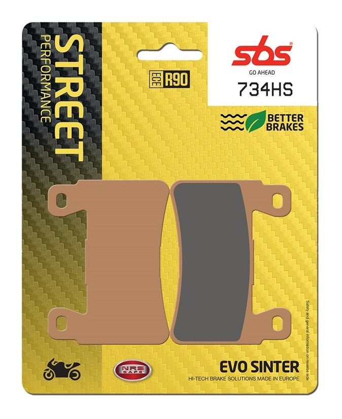 SBS HS Sintered Front Brake Pads 734HS undefined